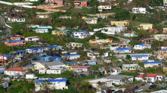 Photo of Damaged Homes in St. T